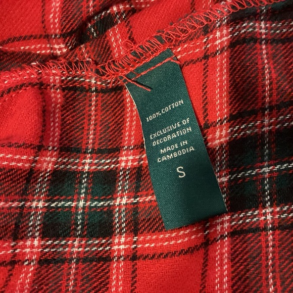 Lauren Ralph Plaid Flannel Pajamas Womens size small - Picture 12 of 13